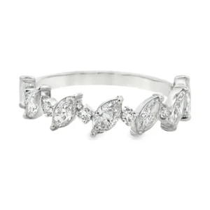 Marquise Diamond Band Ring