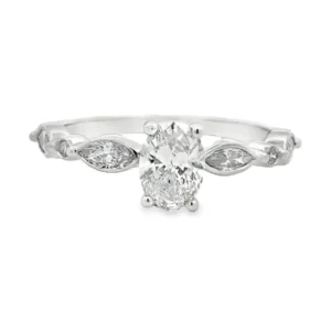 Oval Lab Diamond Ring