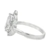 Pear Diamond Cluster Ring