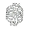 Multi Strand Floral Ring