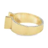 Oval Diamond Band Ring