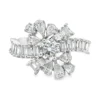 Cluster Diamond Cocktail Ring