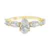 Pear Cut Diamond Ring