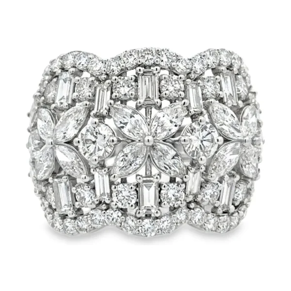 Multi Shape Diamond Ring