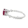 Oval Gemstone Accent Ring