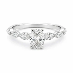 Oval Lab Diamond Ring