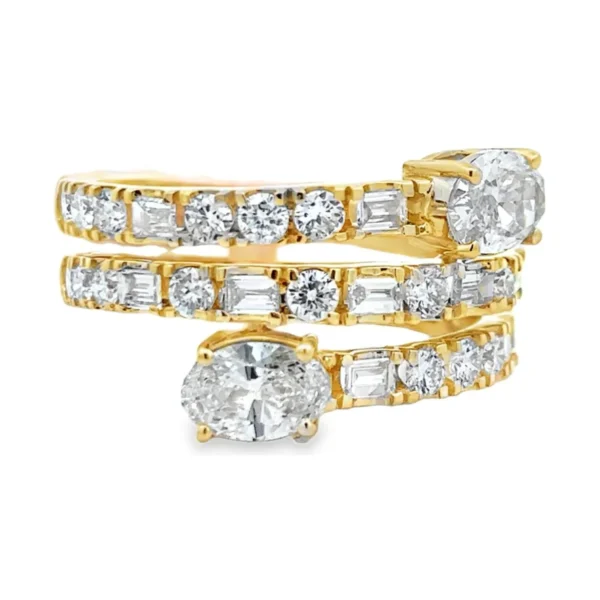 Multi Strand Diamond Ring