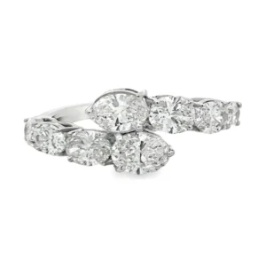 Bypass Diamond Ring