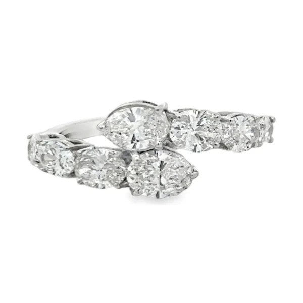 Bypass Diamond Ring