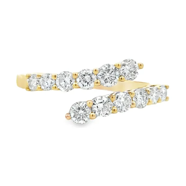 Bypass Diamond Fashion Ring