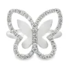 Diamond Butterfly Fashion Ring