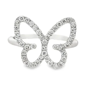 Butterfly Diamond Fashion Ring