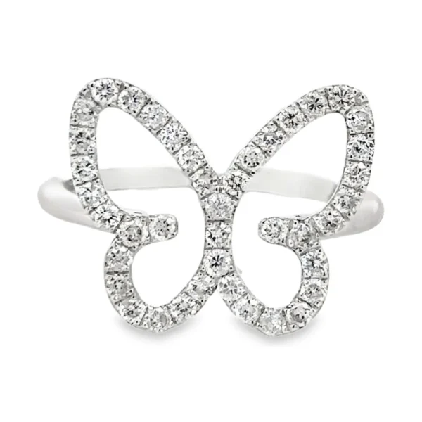 Butterfly Diamond Fashion Ring