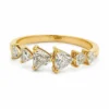 Trillion Diamond Band Ring