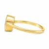 Pear Diamond Bezel Ring