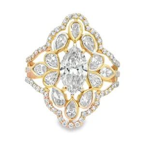 Marquise Cluster Statement Ring