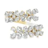 Floral Bypass Diamond Ring