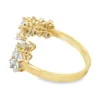 Floral Bypass Diamond Ring