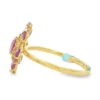 Floral Pink Sapphire Ring