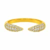 Open Diamond Cuff Ring