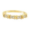 Diamond Cross Motif Band