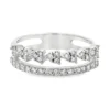 Double Row Diamond Ring