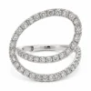 Open Oval Diamond Ring