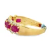 Ruby Diamond Band Ring