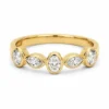 Bezel Diamond Band Ring