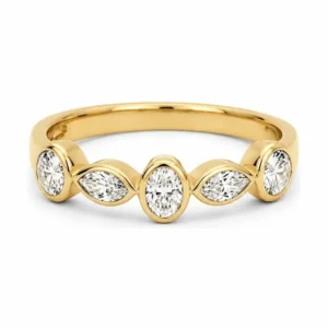 Bezel Diamond Band Ring
