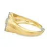 Clover Diamond Signet Ring
