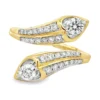 Bypass Diamond Fashion Ring