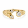 Snakeskin Diamond Open Ring