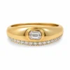 Emerald Cut Diamond Ring