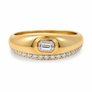 Emerald Cut Diamond Ring
