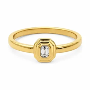 Emerald Cut Diamond Ring