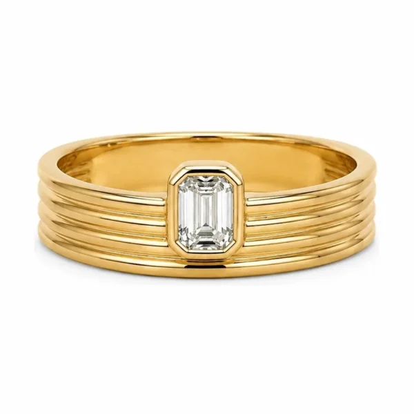 Emerald Cut Diamond Ring