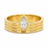 Marquise Diamond Band Ring