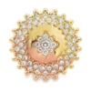 Sunburst Diamond Cluster Ring