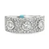 Pave Bezel Diamond Ring