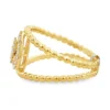 Pear Diamond Beaded Ring