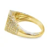 Pave Oval Signet Ring