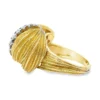 Textured Dome Diamond Ring