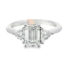 Emerald Cut Diamond Ring