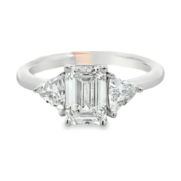 Emerald Cut Diamond Ring