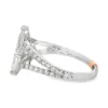 Marquise Diamond Split Shank Ring