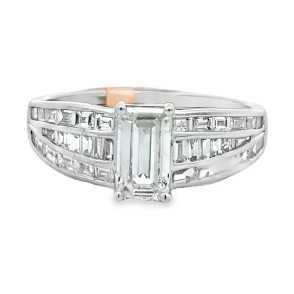 Emerald Cut Diamond Ring
