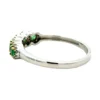 Emerald Halo Band Ring