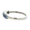 Sapphire Halo Band Ring