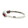 Ruby Halo Band Ring